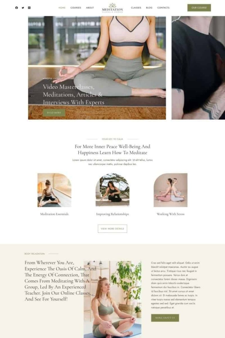 Meditation Course